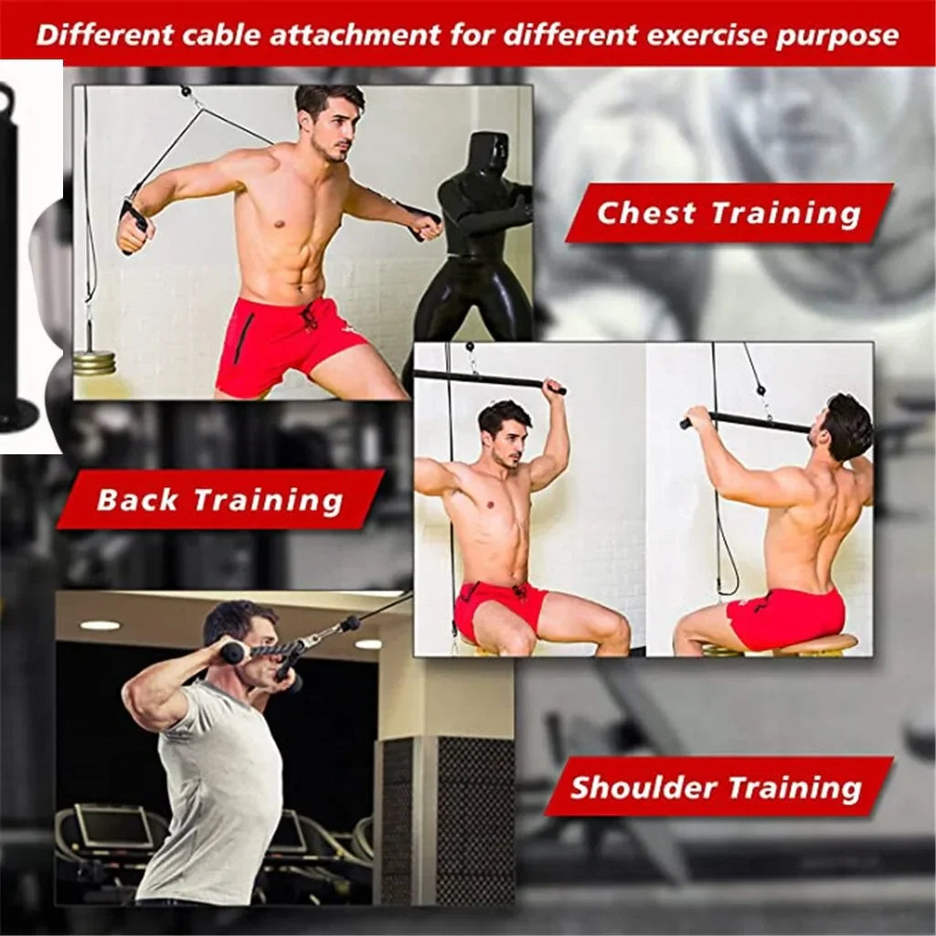 Equipo de Gimnasio para Entrenamiento con Cable Polea Fitness Diy
