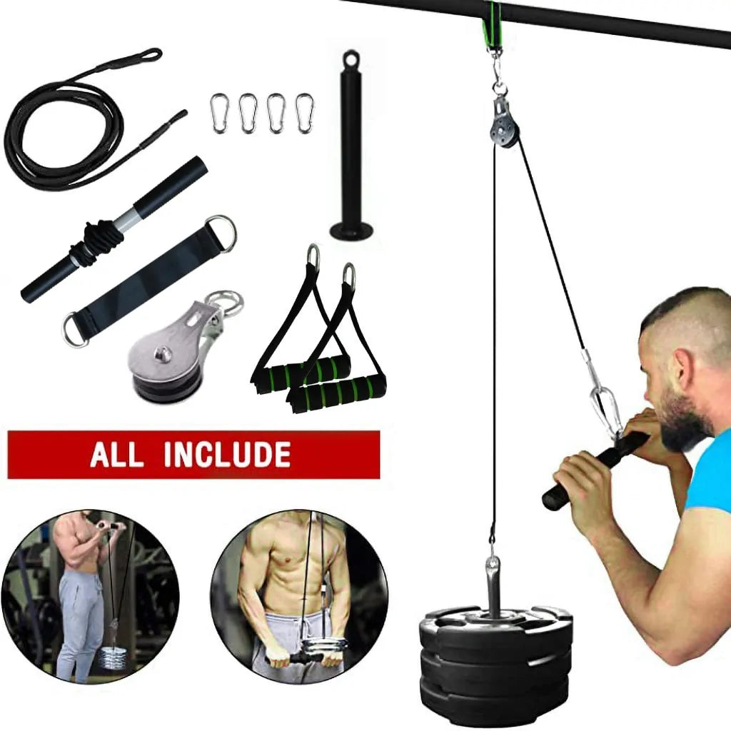 Equipo de Gimnasio para Entrenamiento con Cable Polea Fitness Diy