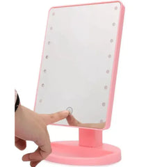 Espejo de Maquillaje con Sensor Táctil y Rotación de 360°